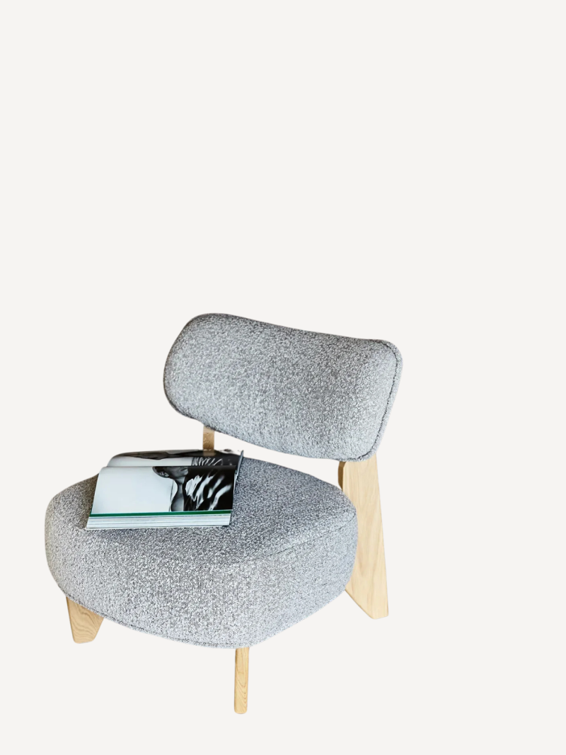 Panac- Fauteuil en bois de chene Ncolo