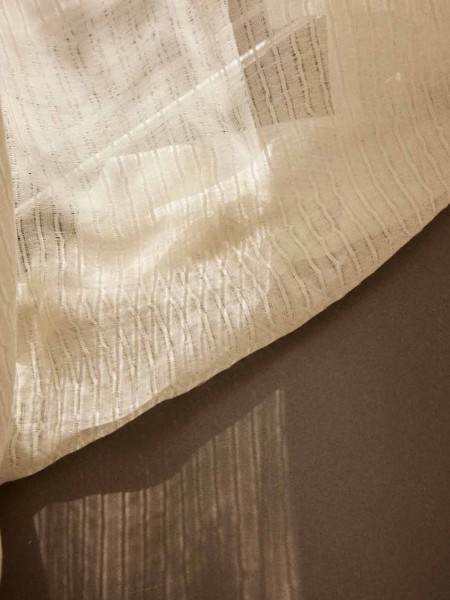 Gabrielle Paris Linen curtain Milk stripes
