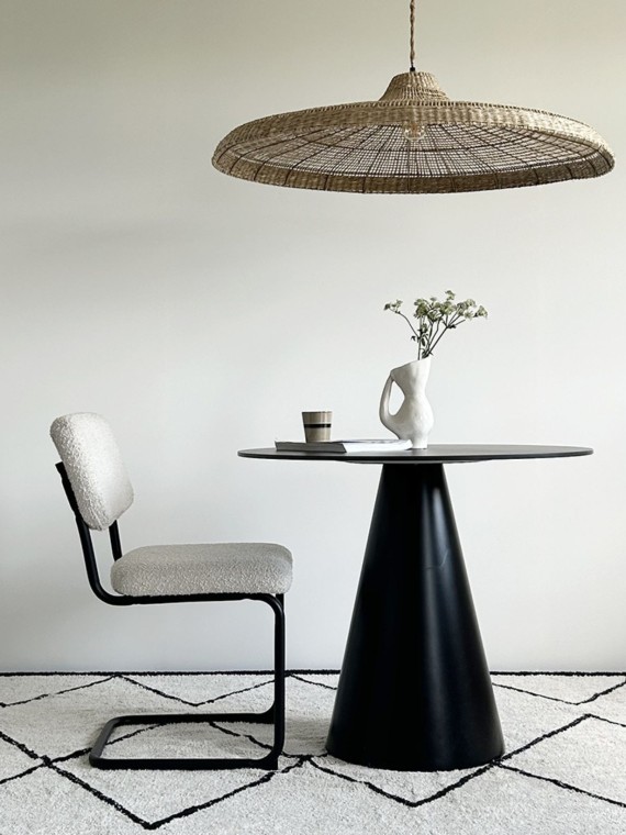 Chaise, en tissus bouclette, Capsule, Opjet