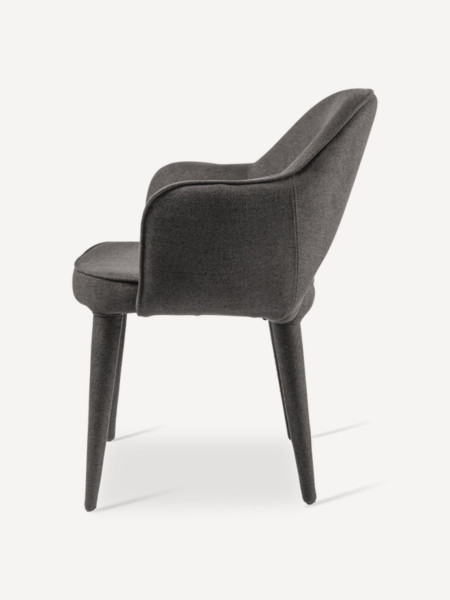 Cosy table armchair upholstered in fabric, Pols Potten | MBS Design