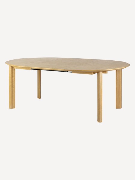 Umage Table à manger en chêne, Comfort Circle extensible