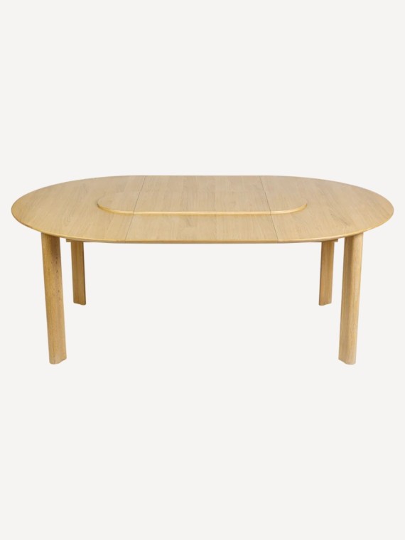 Umage Table à manger en chêne, Comfort Circle extensible