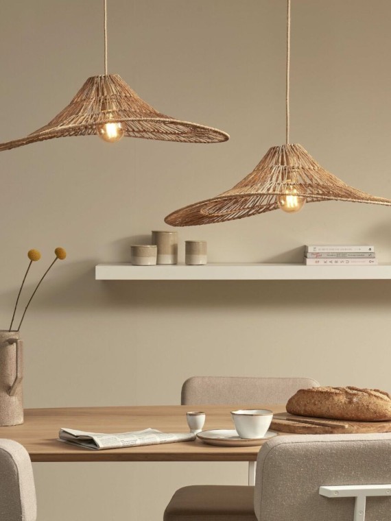 Good and Mojo - Cuzco hanging lamp in jute, Cuzco | MBS Design