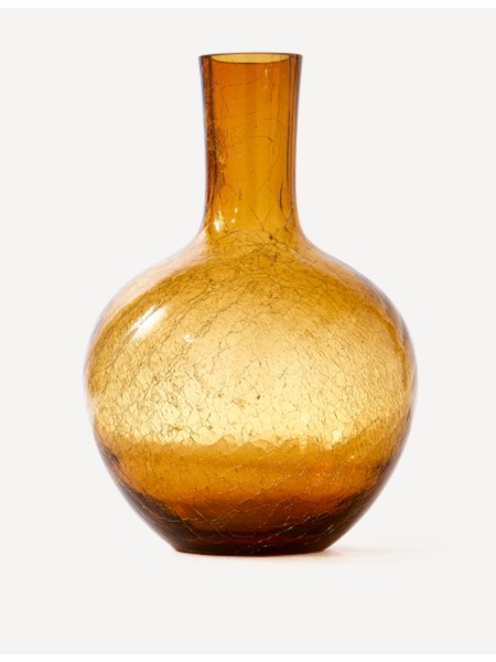 Pols Potten, Vase en verre effet craquelé, Ball Body L | MBS Design