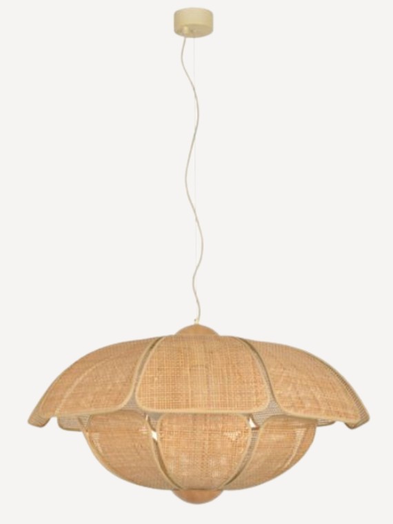 market-set-metal-and-cane-suspension-coquillage-d70