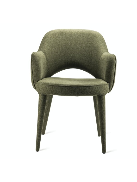 Cozy fabric dining armchair Abelia  Pols Potten