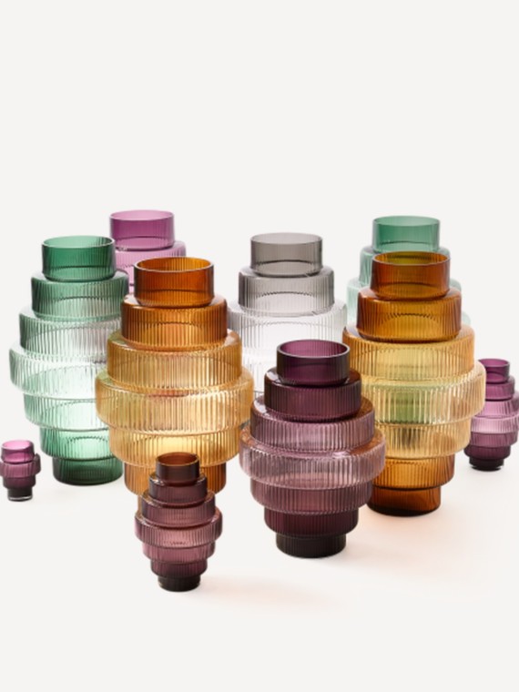 pols-potten-bougeoir-en-verre-souffle-steps