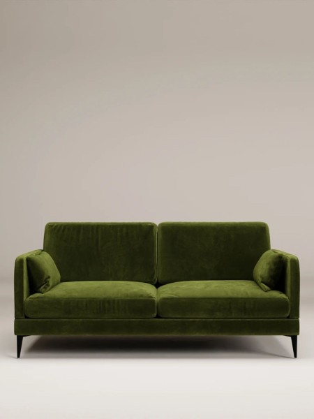 Panac Edition Herran 2-Seater Sofa in Raw Velvet Moss