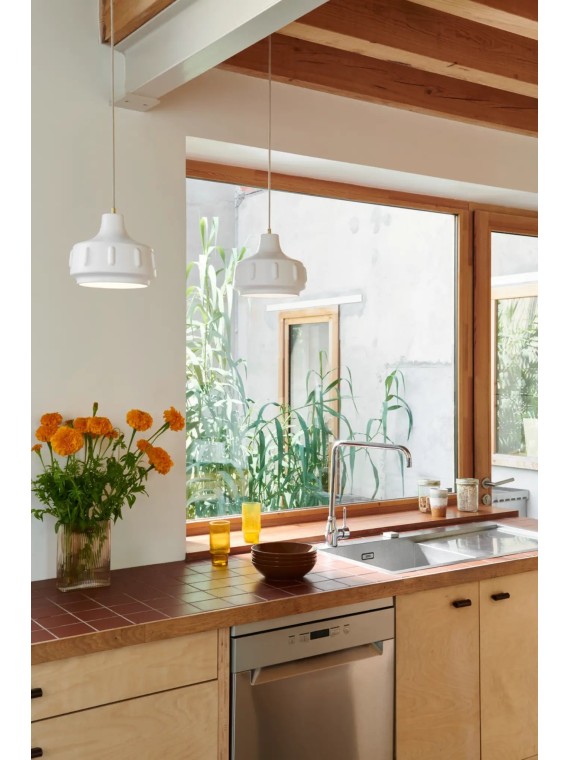 Market Set Suspension Jimmy D38 en céramique avec motif relief