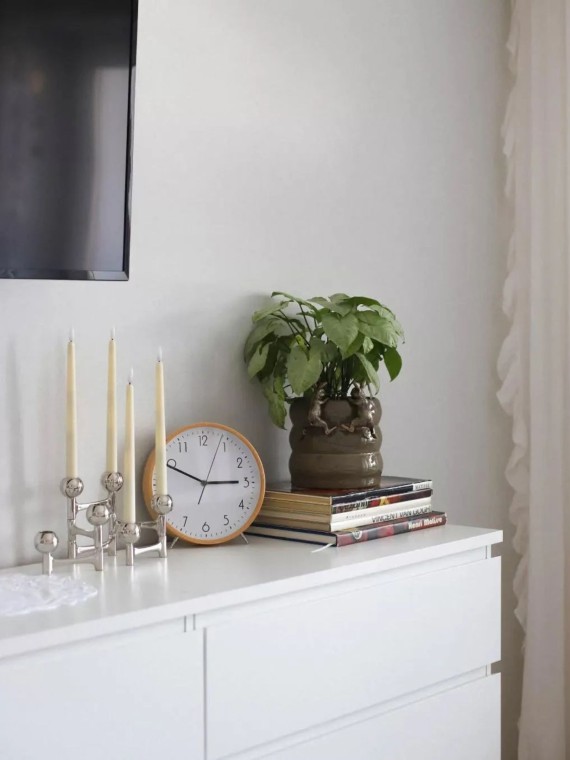 Bougeoir rond pliable argenté pols potten