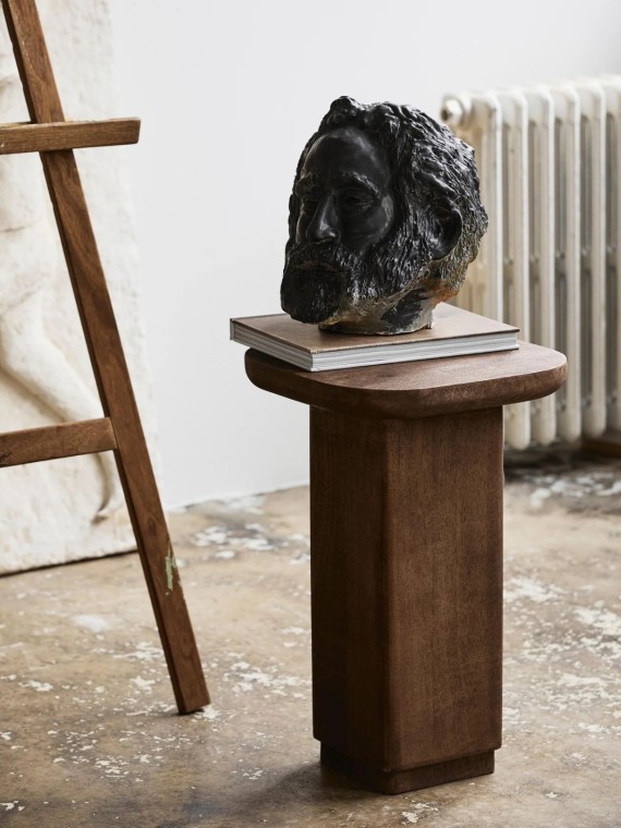 nordal toke table d'appoint bois manguier