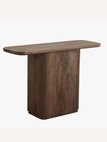 Nordal Table console en bois de manguier Toke