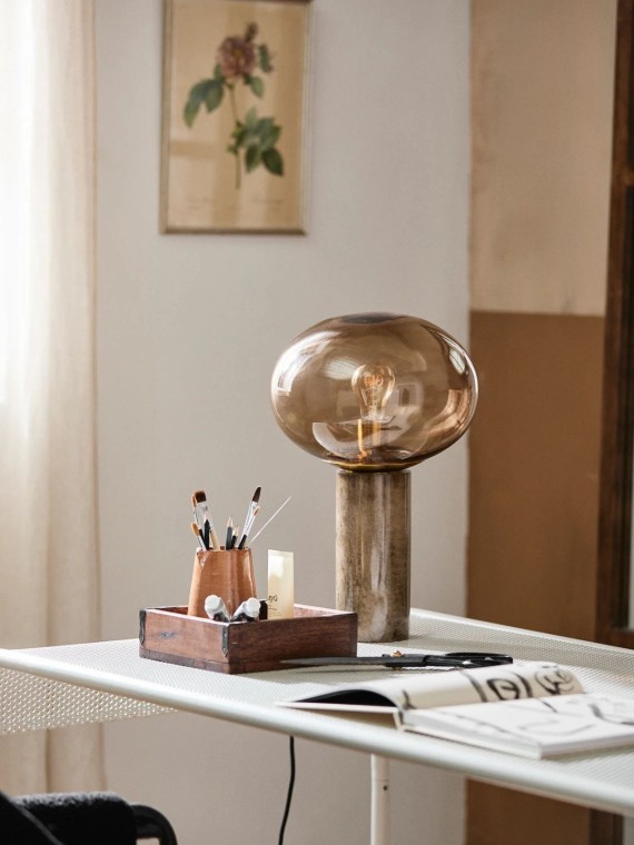 marble table lamp bes