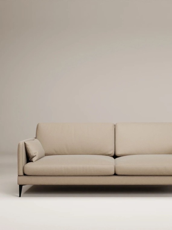Panac - Herran 3-seater sofa in linen | MBS Design