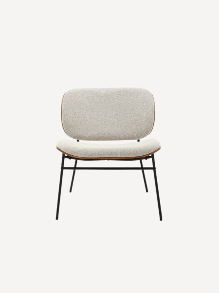 signature armchair serge fabric ecru