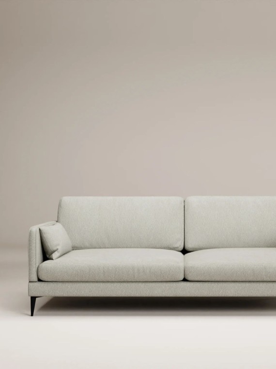 Panac - Herran 3-seater sofa in linen | MBS Design