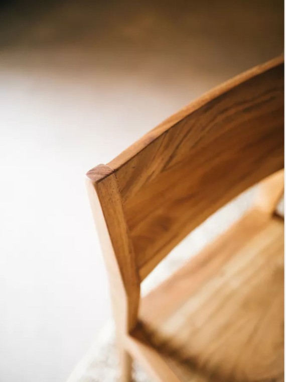 Pomax acacia wood chair alberton