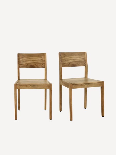 Pomax chaise bois acacia alberton