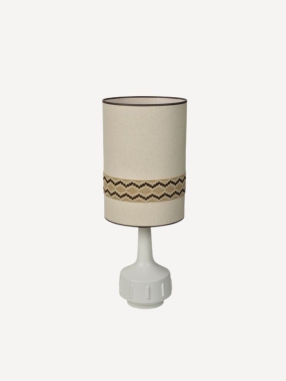 Market set lamp jimmy ceramic white braid size L