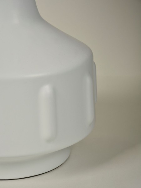 Market set lampe jimmy céramique galon blanc taille L