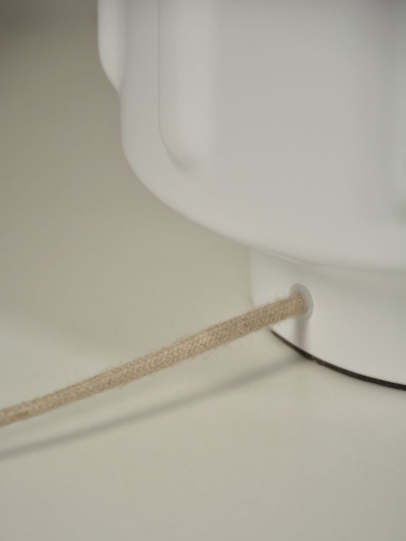 Market set lamp jimmy ceramic white braid size L