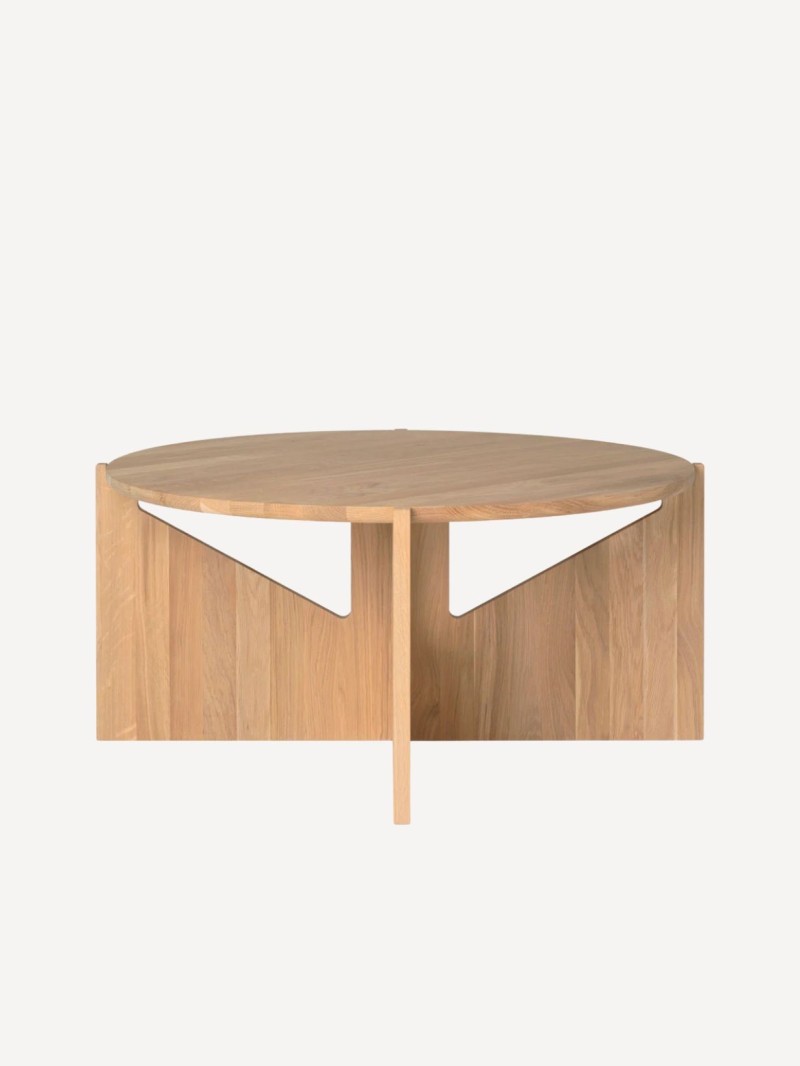 Kristina Dam Table basse en chêne clair XL