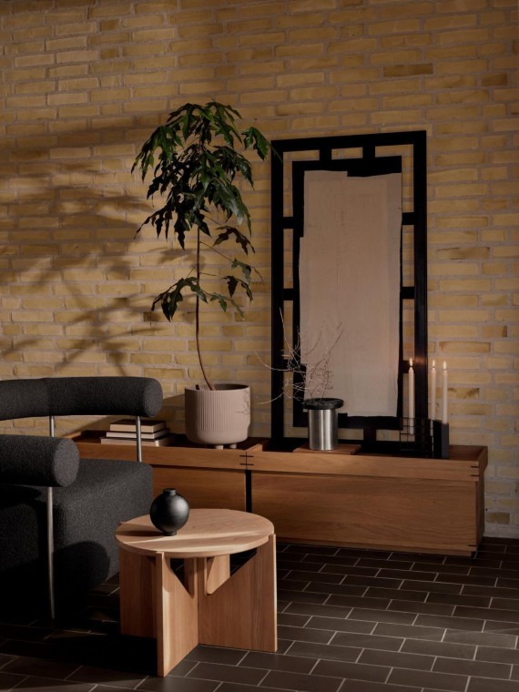 kristina dam single oak coffee table