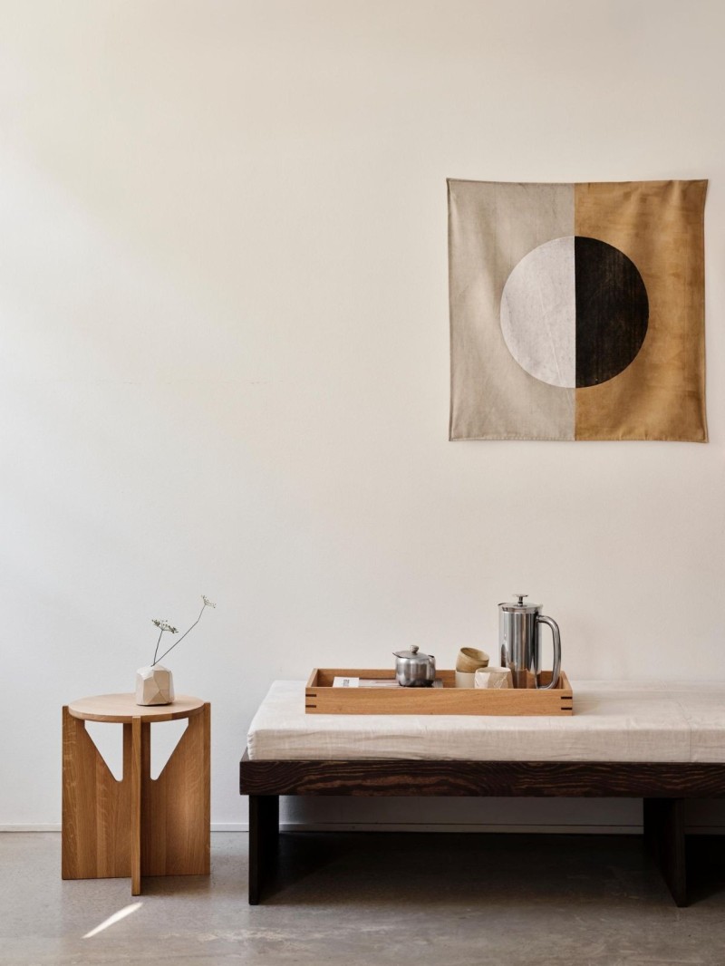 kristina dam single stool oak