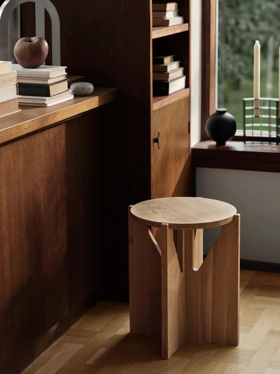 kristina dam single stool oak