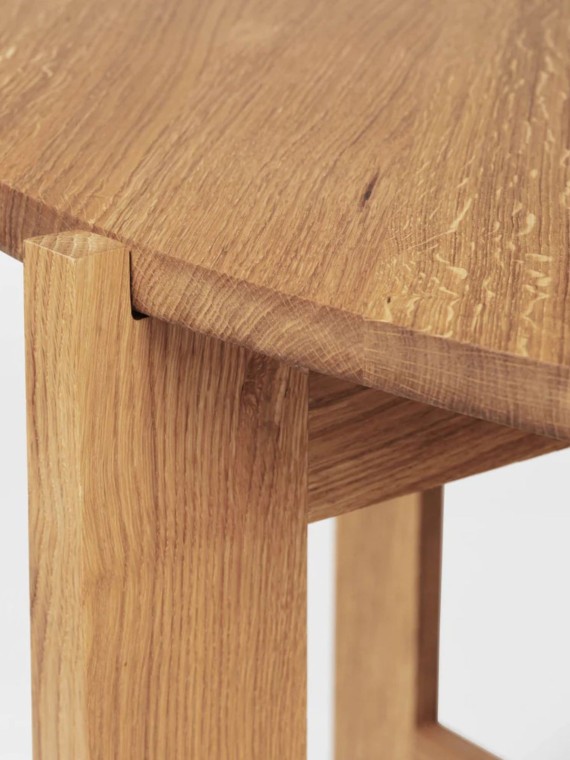 kristina dam simple oak collector dining table