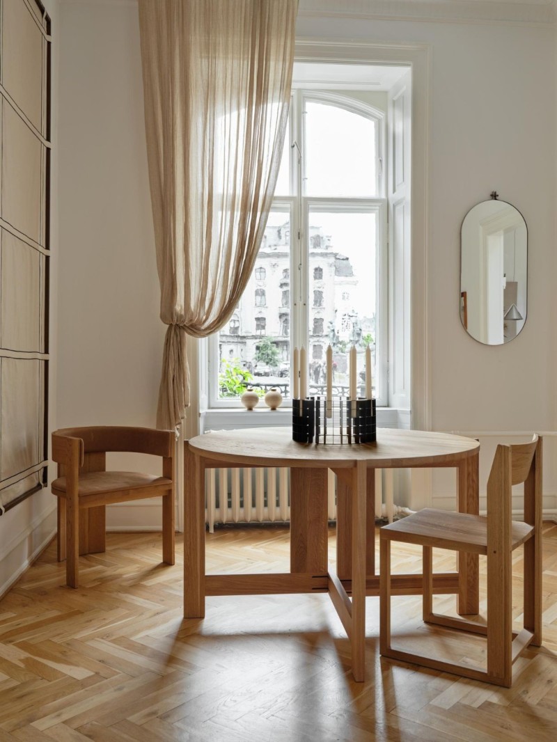 kristina dam single collector dining chair