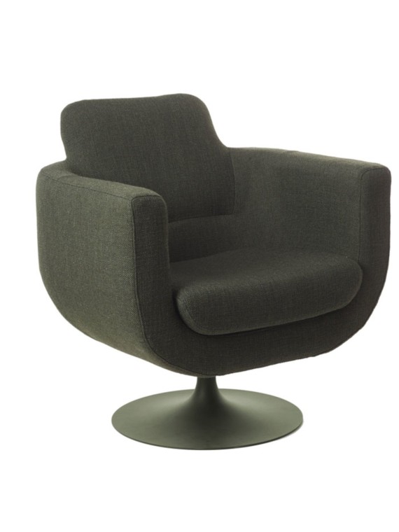 Fabric swivel armchair, Kirk  | MBS Design