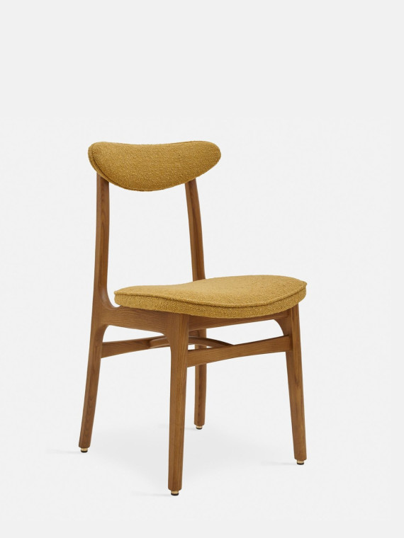 366 Concept 200-190 series Chair in solid ash wood and Boucle Creme Fabric