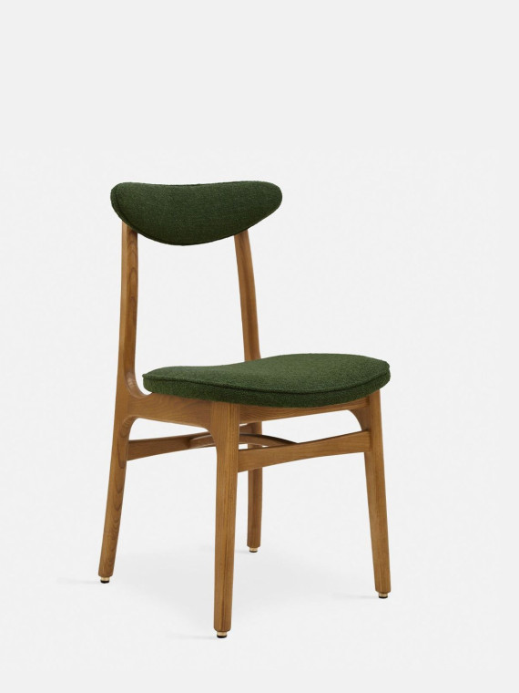 366 Concept 200-190 series Chair in solid ash wood and Boucle Creme Fabric