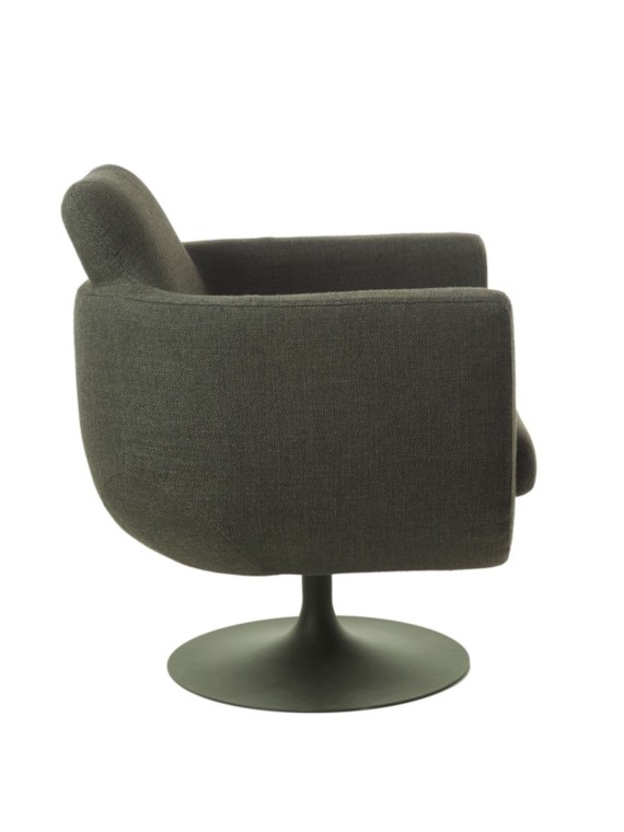 Fabric swivel armchair, Kirk  | MBS Design