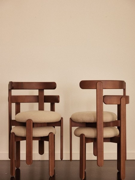 gabrielle chaise en frêne massif lilas