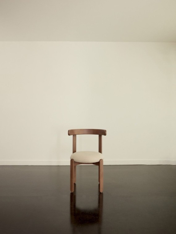 gabrielle chaise en frêne massif lilas