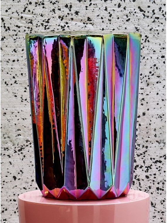 Tabouret en céramique multicolore Antke Pols Potten