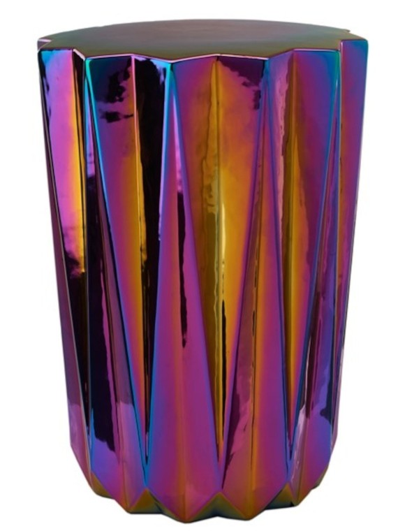 Tabouret en céramique multicolore Antke Pols Potten