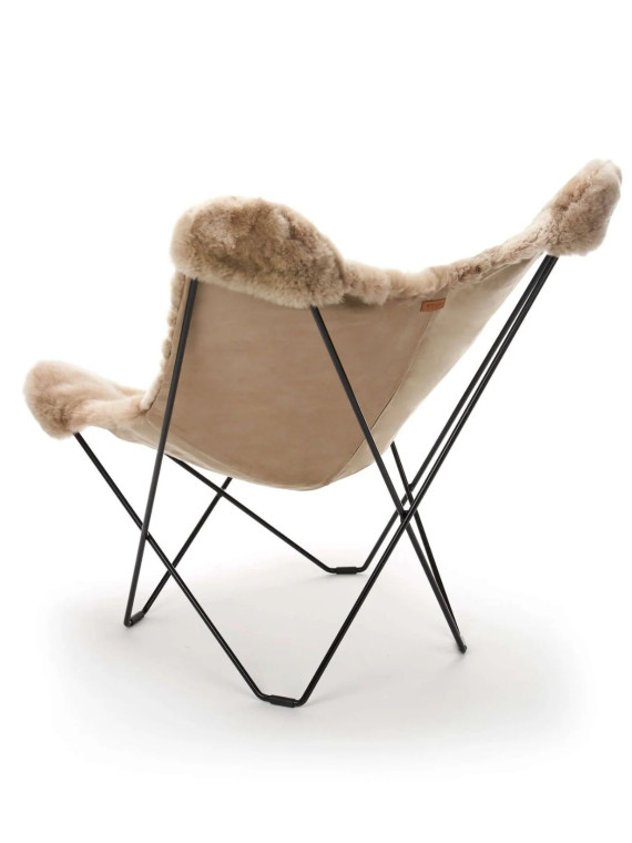 Weich- Fauteuil Papillon en Alpaga, Mariposa | MBS DESIGN