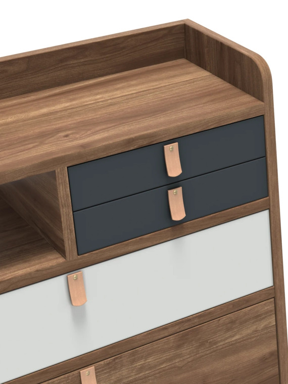 Gaston wall desk in natural oak 60 cm, Hartô | MBS Design