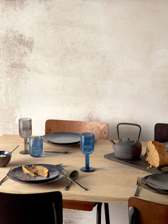 Stoneware dessert plate, Mirha - Pomax | MBS Design