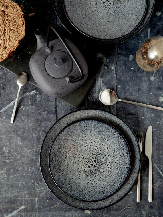 Stoneware dessert plate, Mirha - Pomax | MBS Design