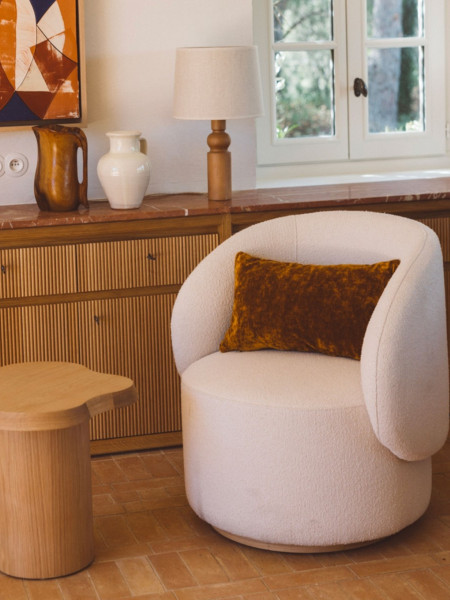 Fauteuil en bois, Auguste, Gabrielle Paris