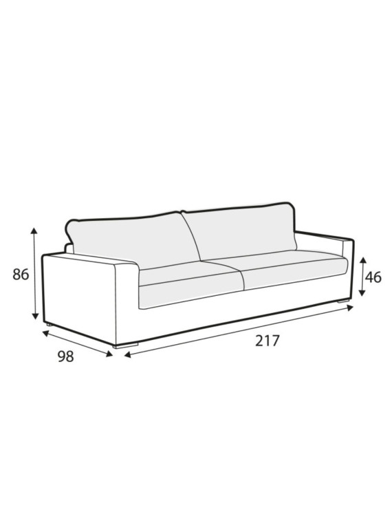 SITS Straight corduroy Sophia sofa