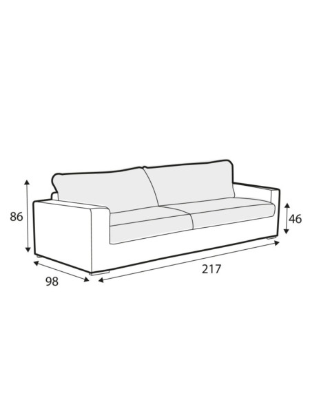 SITS Straight corduroy Sophia sofa