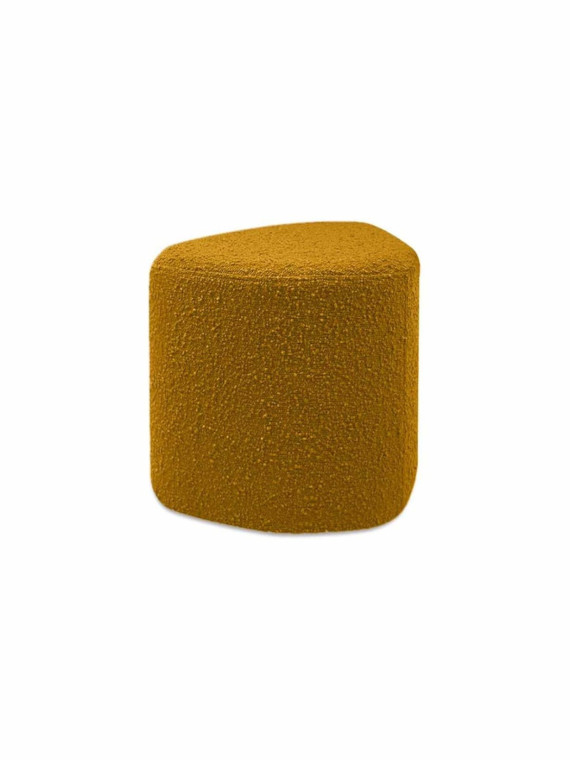 Pouf in bouclette fabric, Eve objet