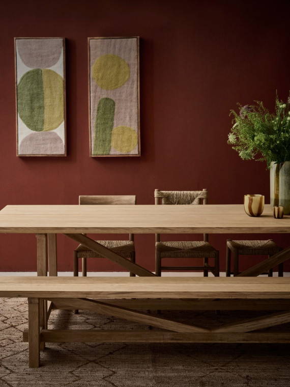 Pomax - Solid oak farmhouse table, French Farm | MBS Design