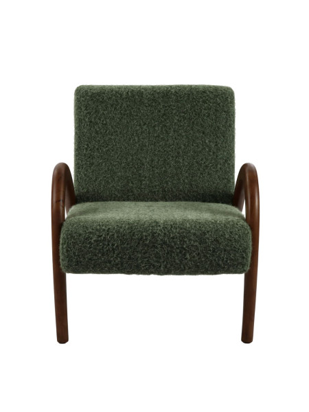pomax Fauteuil maurice en bois d'hévéa