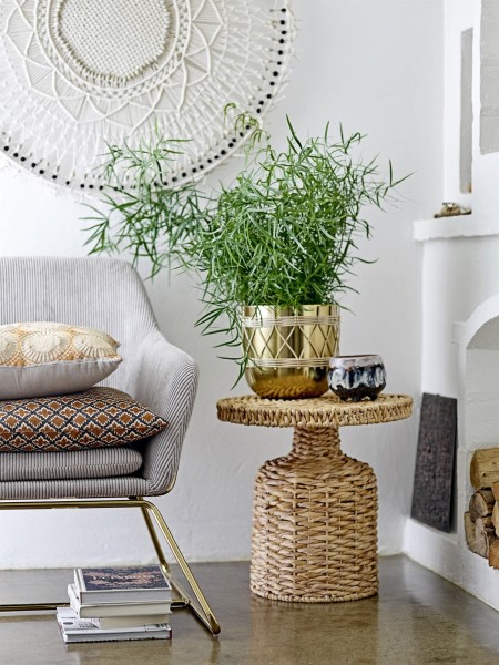 Water hyacinth side table, Camo Bloomingville